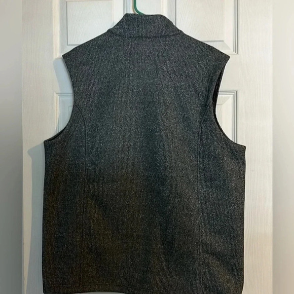 NWT OGIO MEN’S GRIT FLEECE GRAY/BLK ZIPPERED VEST W/POCKETS XL - Picture 3 of 5
